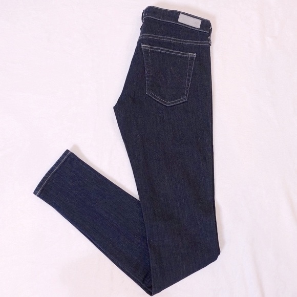 Ag Adriano Goldschmied Denim - AG Jeans The Legging Super Skinny Dark Wash, NEW Without Tags
